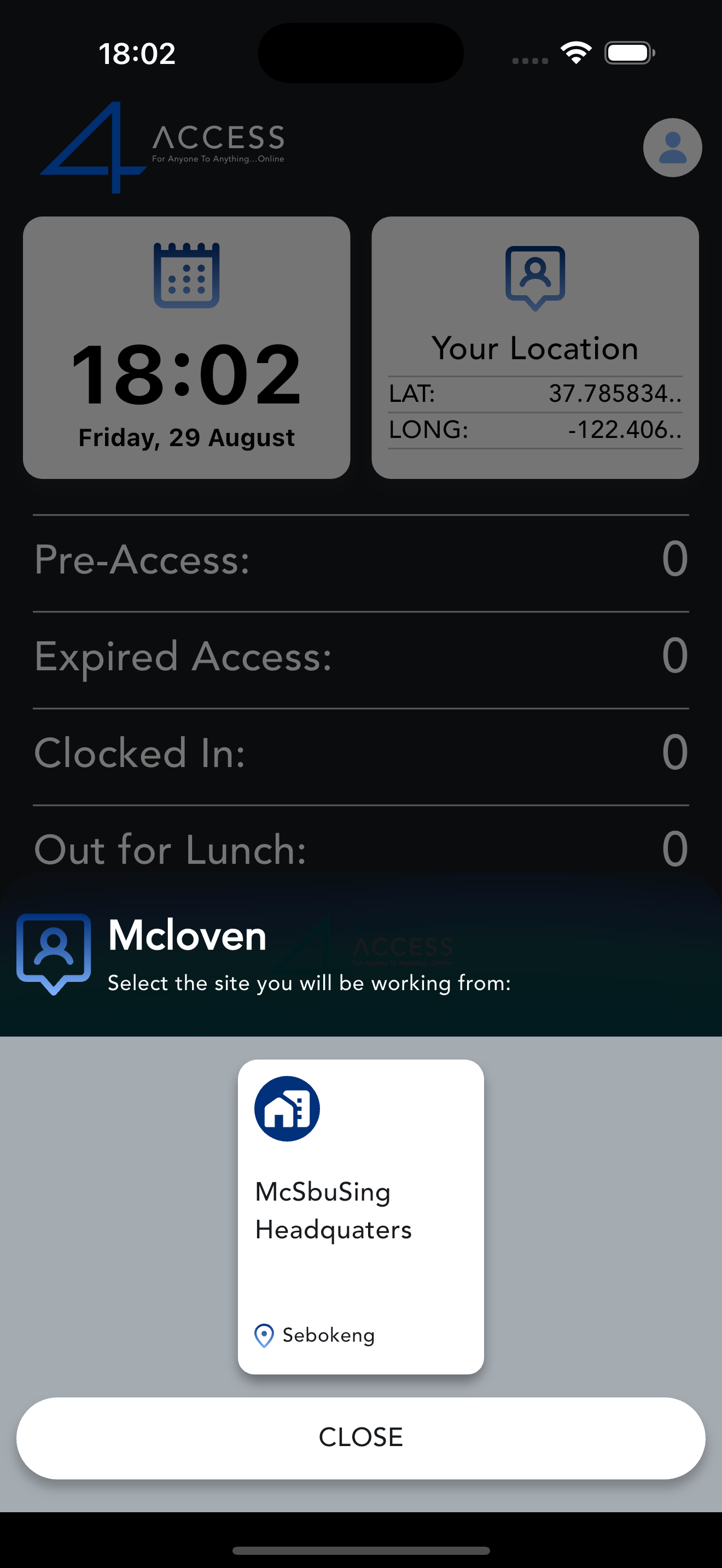 4Access Screenshot 2